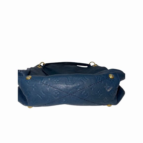 Louis Vuitton Artsy MM Hobo Tote Bag Blue Monogram Empreinte Leather - Picture 4 of 4